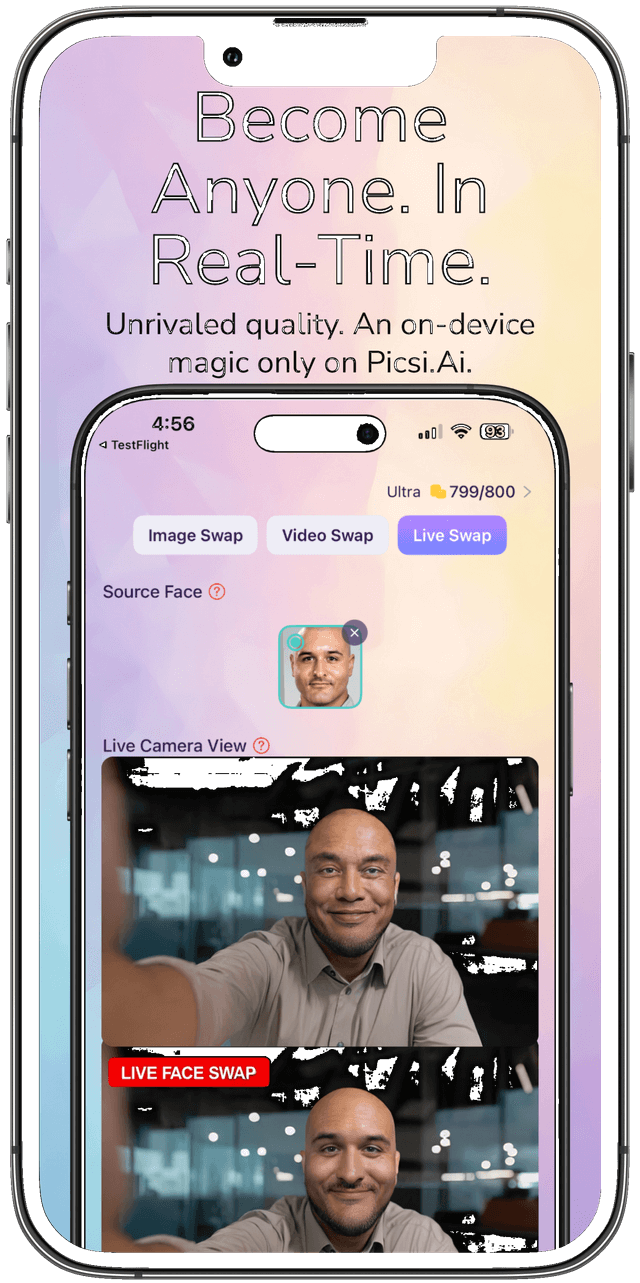 Multi-face swap feature