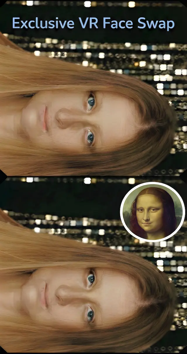 Realistic photo face swap