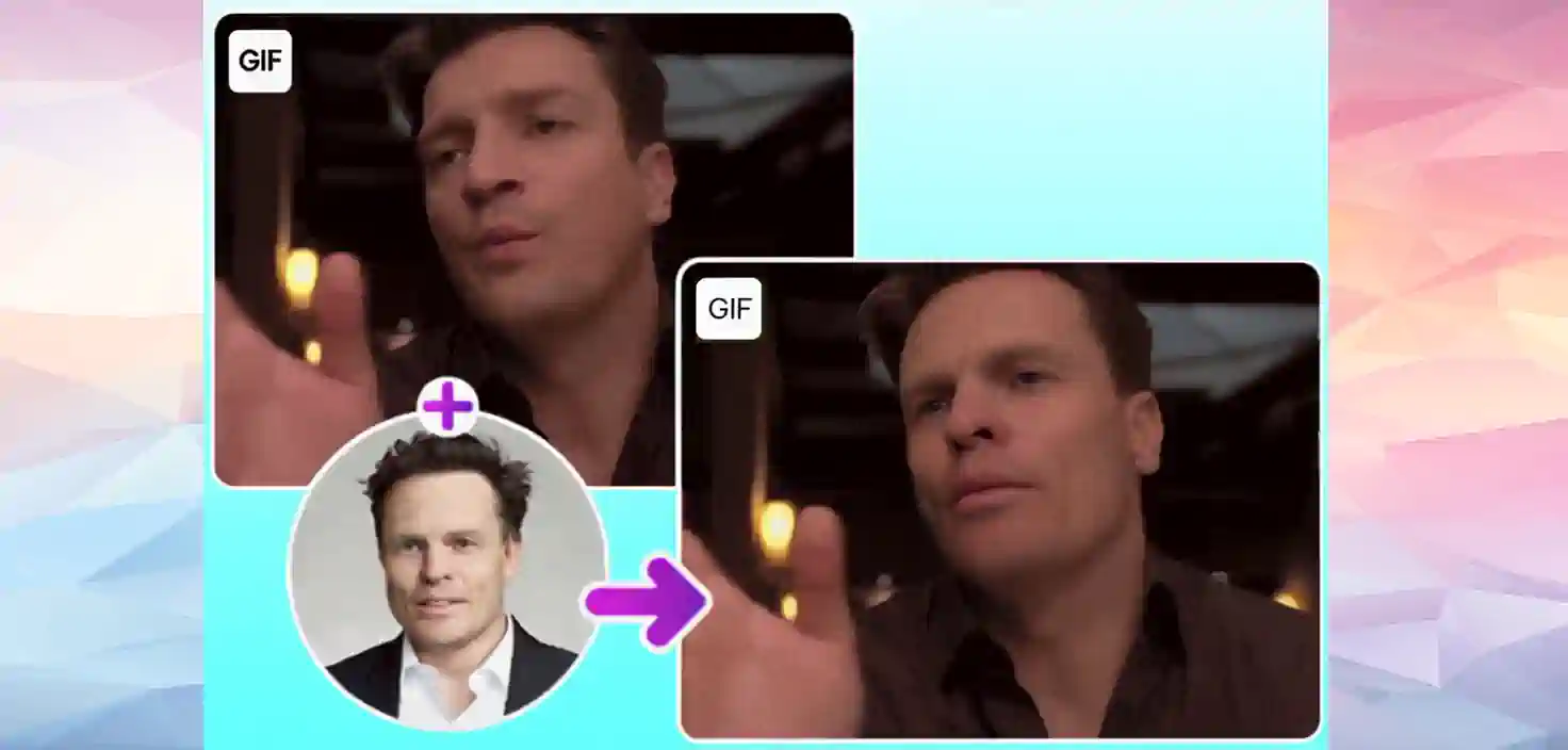 Example of Animate Your Creations with GIF Face Swaps.